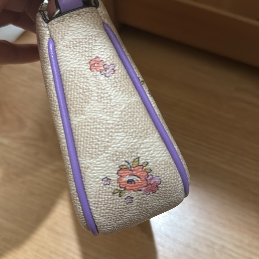 ❤️ Coach Nolita 19 In Signature Canvas With Floral Print - Picture 12 of 13